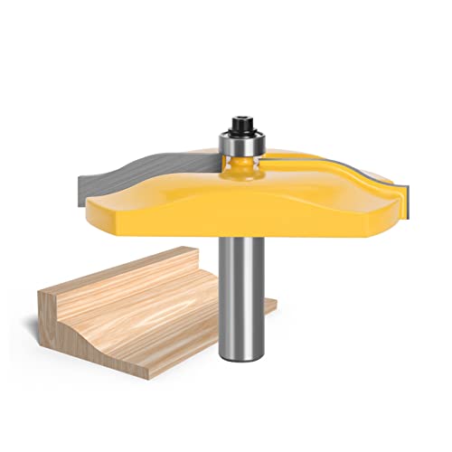 Praktisch 1/2 12mm Schaftkarbide Angehobene Panel Router Bit Schranktür Ogee Schiene Großes Router Mahlen Werkzeug Holzbearbeitung von SLXLYH