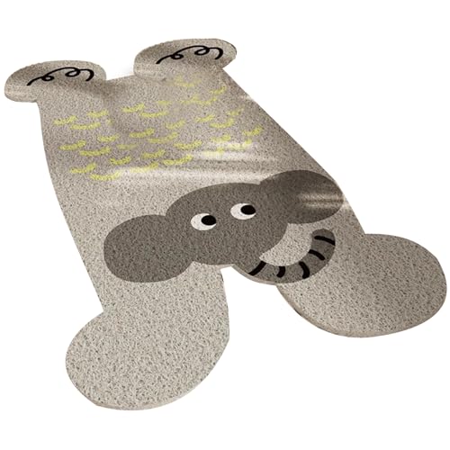 SLXLYH Badematte Absorbierende Badezimmer Teppich Cartoon Muster Schnell Trocken PVC Schlupfproof Ältere Sicherheit des Duschraums Zubehör Teppich von SLXLYH