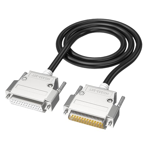 SLXLYH DB25 RS232 Verlängerungskabel Doppelabschirmung 26AWG Kabeldruckerdaten Kabel Schwarz SLXLYH DB25 RS232 Verlängerungskabel Doppelabschirmung 26AWG Kabeldruckerdaten Kabel Schwarz von SLXLYH