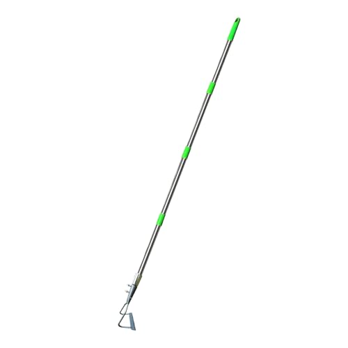 SLXLYH Heavy Duty Garden Scraper Breite Verlängerter Edelstahl Unkrauthacke Für Effiziente Rasenflächen Trümmer Reinigung Garten Hacke von SLXLYH