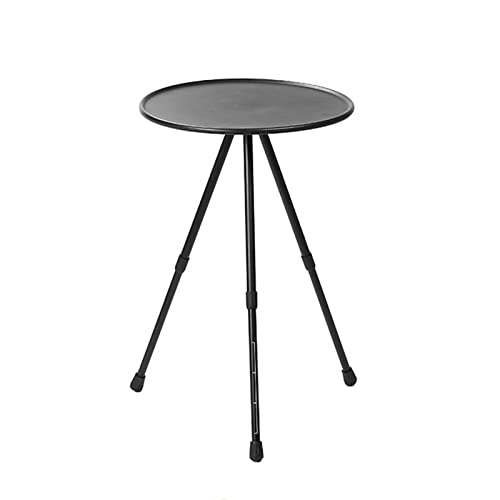 SLXLYH Klappertisch Aluminiumlegierung Picknicktisch Einstellbare Höhe Teleskop Tisch Dreibeinige Runde Tisch Für Picknick von SLXLYH