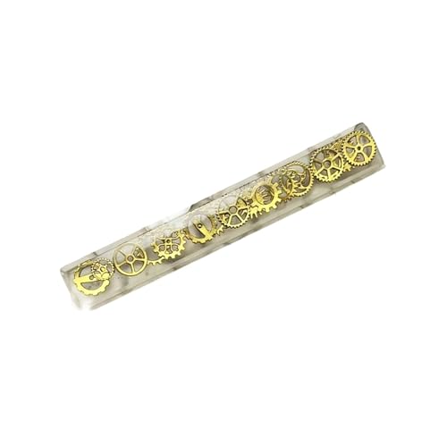 SLXLYH Mechanische Tastaturen 6.25U SpaceBars Ersatz Zahnradgeschäftsgespräch Transparentenharze Für Enhanceds Backbeleuchtung Leuchten Und Haltbarkeit Customs Gears KeyCap Backit Leuchtstoff SLXLYH Mechanische Tastaturen 6.25U SpaceBars Ersatz Zahnradgeschäftsgespräch Transparentenharze Für Enhanceds Backbeleuchtung Leuchten Und Haltbarkeit Customs Gears KeyCap Backit Leuchtstoff von SLXLYH