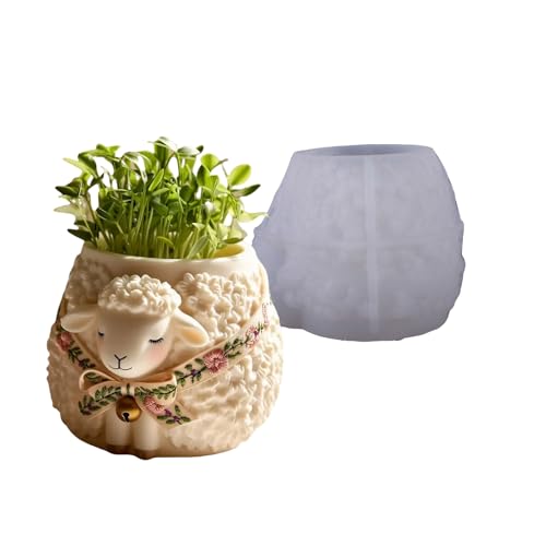 Schafform Silikonformen Geeignet Für Harz Basteln Geprägte Pflanzer Schmuck Die Mehrzweck Urlaubsdekoration Silikonblütenpot Form Machen Schafform Silikonformen Geeignet Für Harz Basteln Geprägte Pflanzer Schmuck Die Mehrzweck Urlaubsdekoration Silikonblütenpot Form Machen von SLXLYH