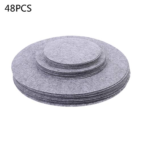 Set Von 48 Soft Filzplatten Teiler 3 Größen Pfanne Separator Pads Kochgeschirr Backware Küchenlagerschränke Mit Schubladen Set Von 48 Soft Filzplatten Teiler 3 Größen Pfanne Separator Pads Kochgeschirr Backware Küchenlagerschränke Mit Schubladen von SLXLYH