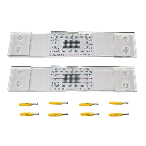 Standard Tell-Tale Riss-Monitor 2/4 Stück Rissaufzeichnung für den Standard- und Eck-Acryl-Monitor von SLXLYH