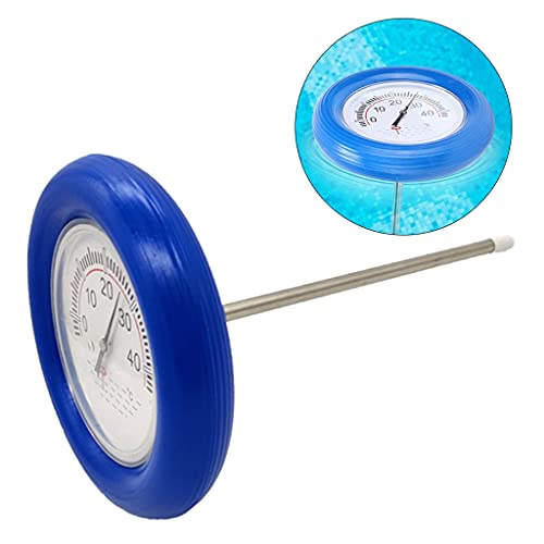 Teichwasserthermometer Großes Celsius Floating Pool Zifferblatt Wassertemperaturmesser Mit Schnur von SLXLYH