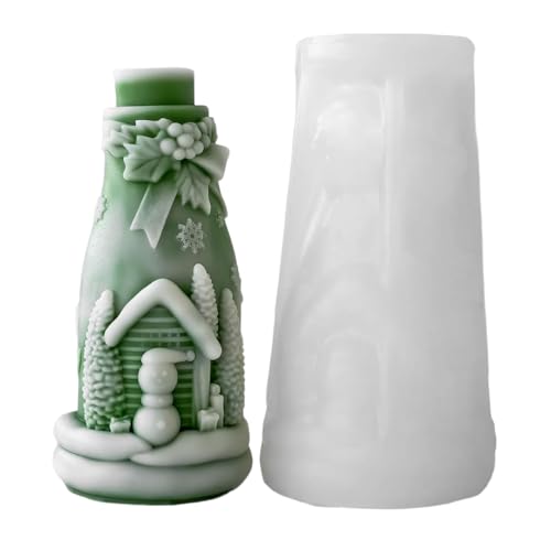 Weihnachtsflasche Geformte Silikonform Lebensmittelqualität von SLXLYH