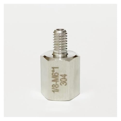 1/8" BSPP Female To M6x1 Male 304 Stainless Steel High Pressure Pipe Fitting Connector von SLXWSXZE