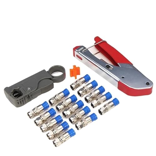 1 Set Coaxial Cable Crimping Tool set Squeezing Forceps & Wire Stripper For RG58 RG59 RG6 F-Type Coax Cable Crimper Connector 1 Set Coaxial Cable Crimping Tool set Squeezing Forceps & Wire Stripper For RG58 RG59 RG6 F-Type Coax Cable Crimper Connector von SLXWSXZE