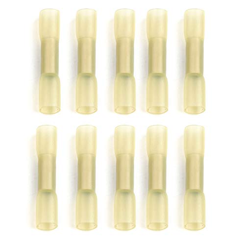10 PCS Yellow Waterproof Insulated Heat Shrink Terminals Seal Butt Wire Connectors Crimp Terminals kit AWG 12-10 von SLXWSXZE