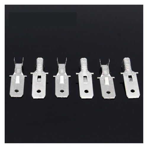100pcs, 6.3mm Crimp Terminal Male Spade Connector 100pcs, 6.3mm Crimp Terminal Male Spade Connector von SLXWSXZE