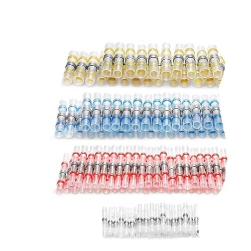 100pcs Solder Seal Wire Connectors Heat Shrink Insulated Electrical Wire Terminals Butt Splice Cable Crimp 100pcs Solder Seal Wire Connectors Heat Shrink Insulated Electrical Wire Terminals Butt Splice Cable Crimp von SLXWSXZE