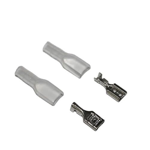 100pieces 4.8 mm with transparent sheath inserted spring 4.8mm Female connector terminal with insulator for wire 100pieces 4.8 mm with transparent sheath inserted spring 4.8mm Female connector terminal with insulator for wire von SLXWSXZE
