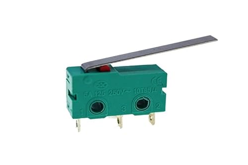 10PCS 5A 125VAC 250VAC Green 3 pins Touch Switches NO+NC limit Switch Switch Microswitches With 29mm Long Lever von SLXWSXZE