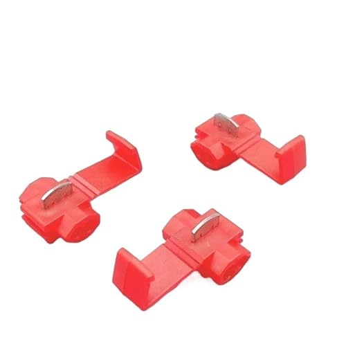 10PCS Red 0.5-1.0mm2 22-18 AWG Lock Wire Electrical Cable Connectors Quick Splice Terminals Crimp Adaptetr Socket 10PCS Red 0.5-1.0mm2 22-18 AWG Lock Wire Electrical Cable Connectors Quick Splice Terminals Crimp Adaptetr Socket von SLXWSXZE