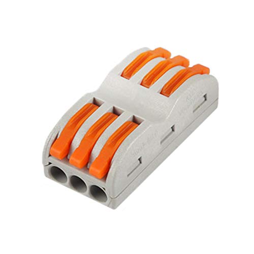 10PCS SPL-3 Electrical Wiring Terminals Household Wire Connectors Fast Terminals For Connection Of Wires Lamps And Lanterns 10PCS SPL-3 Electrical Wiring Terminals Household Wire Connectors Fast Terminals For Connection Of Wires Lamps And Lanterns von SLXWSXZE