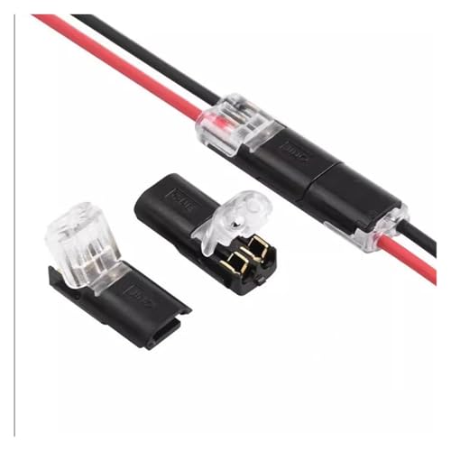 10pcs 2P Spring Connector Wire with No Welding No Screws Quick Connector Cable Clamp Terminal Block 2 Way Easy Fit for Led Strip 10pcs 2P Spring Connector Wire with No Welding No Screws Quick Connector Cable Clamp Terminal Block 2 Way Easy Fit for Led Strip von SLXWSXZE