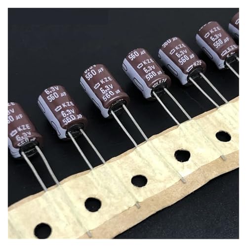 10pcs 560uF 6.3V560UF 8x11.5mm Low Impedance 6.3V560uF Aluminum Electrolytic Capacitor Capacitance Meters von SLXWSXZE