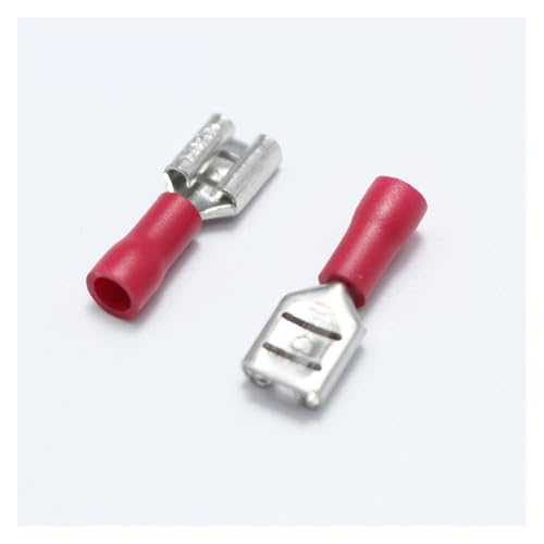 10pcs 6.3mm Crimp Terminal 6.3 Female Pre-insulated Electrical Connectors for 22AWG - 16AWG Wire /0.5-1.5mm2 Cable IMax=10A 10pcs 6.3mm Crimp Terminal 6.3 Female Pre-insulated Electrical Connectors for 22AWG - 16AWG Wire /0.5-1.5mm2 Cable IMax=10A von SLXWSXZE
