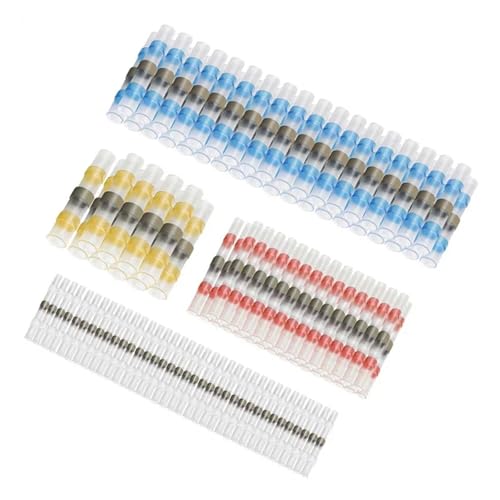 150pcs Solder Seal Wire Connectors 3:1 Heat Shrink Insulated Electrical Wires Terminals Butt Splice 150pcs Solder Seal Wire Connectors 3:1 Heat Shrink Insulated Electrical Wires Terminals Butt Splice von SLXWSXZE