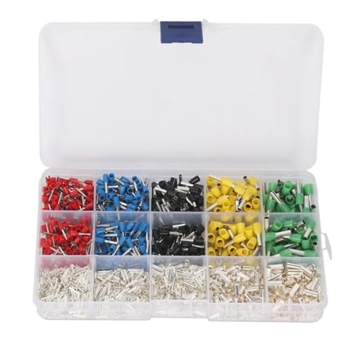 1640pcs VE Crimp Terminals,Wire Insulated Terminator,Block Cord End Connector,Electrical Tube Terminal 1640pcs VE Crimp Terminals,Wire Insulated Terminator,Block Cord End Connector,Electrical Tube Terminal von SLXWSXZE