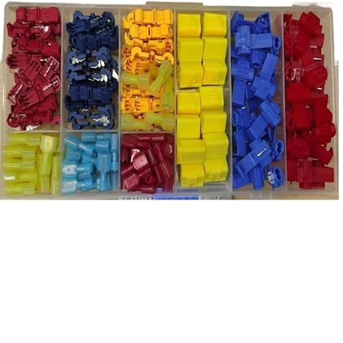 170Pcs Clamp Connection Terminal Terminal Assembly Electrical Connectors Quick Splice Wire Terminals Insulated 170Pcs Clamp Connection Terminal Terminal Assembly Electrical Connectors Quick Splice Wire Terminals Insulated von SLXWSXZE