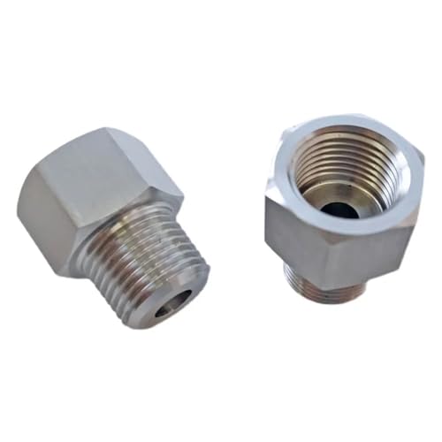1PC 3/8" BSPP Female to 1/2" BSPP Male Reducer Bushing Pipe Fitting Connector Coupler High Pressure Gauge von SLXWSXZE