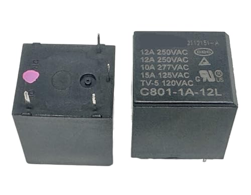 1pc C801-1A-12L 12V Relay 4 pins Industrial Electrical Relays von SLXWSXZE