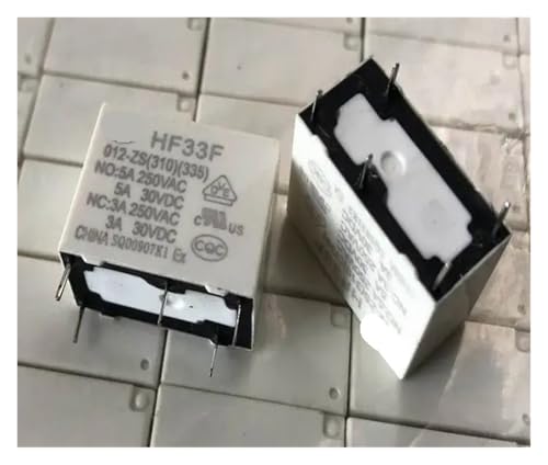 1pc HF33F 012-ZS(310) (33FC-5V/12V/24V-5A) Relay 5pins Industrial Electrical Relays von SLXWSXZE