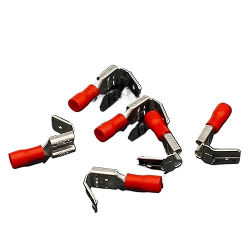 20x Crimping Connectors Piggyback Female Spade Connector Terminals Brass printed with 20x Crimping Connectors Piggyback Female Spade Connector Terminals Brass printed with von SLXWSXZE