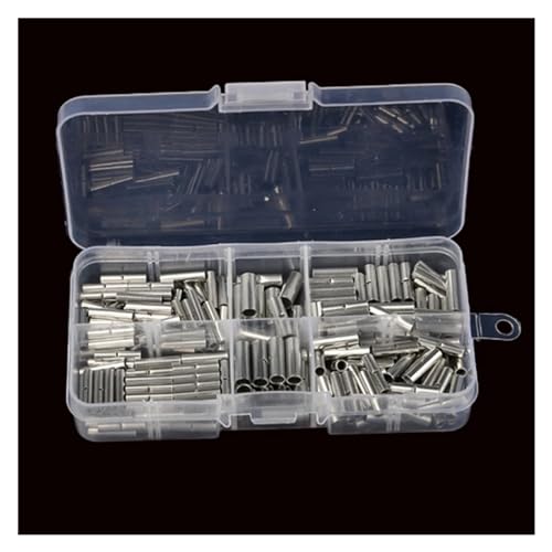 220pcs uninsulated Butt Wire Connector Ferrules Electrical Cable Terminal Copper Tinned Crimp Terminal 0.5-6mm2 22-10AWG von SLXWSXZE