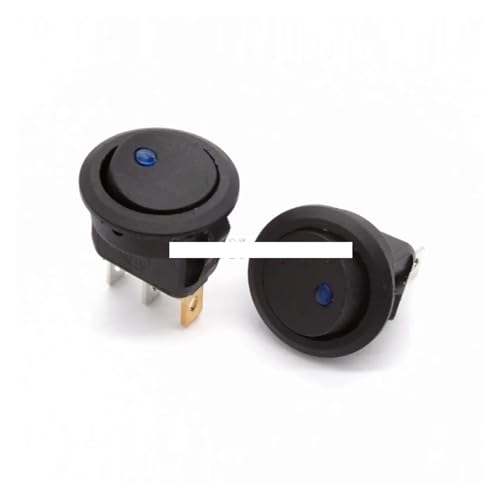 23mm 12V Blue led Round Rocker Switch Led Dot Light 3 pins ON-OFF LED illuminated Car Dashboard Toggle SPST Switch 23mm 12V Blue led Round Rocker Switch Led Dot Light 3 pins ON-OFF LED illuminated Car Dashboard Toggle SPST Switch von SLXWSXZE