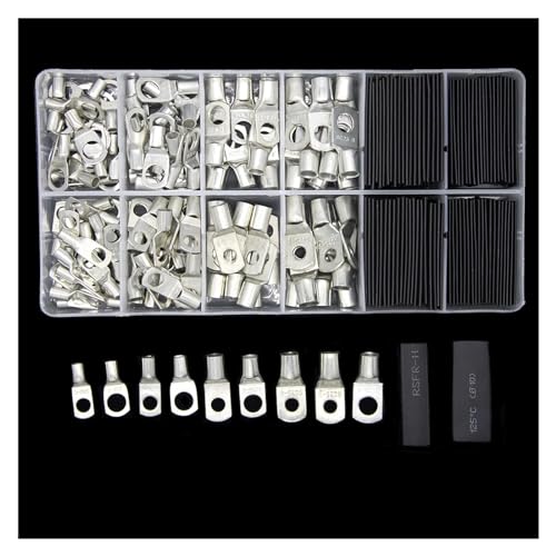 240PCS SC Ring Terminals lug Tinned Copper Tube Seal Battery Wire Connectors Cable Crimped Soldered Terminal 240PCS SC Ring Terminals lug Tinned Copper Tube Seal Battery Wire Connectors Cable Crimped Soldered Terminal von SLXWSXZE