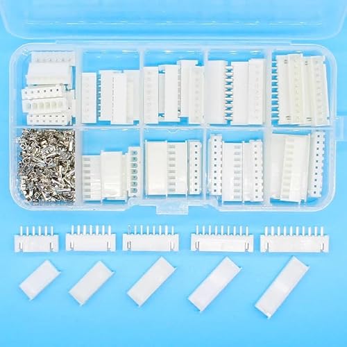 25 sets Kit in box 6p 7p 8p 9p 10 pin 2.54mm Pitch Terminal/Housing/Pin Header Connector Wire Connectors Adaptor XH Kits 25 sets Kit in box 6p 7p 8p 9p 10 pin 2.54mm Pitch Terminal/Housing/Pin Header Connector Wire Connectors Adaptor XH Kits von SLXWSXZE