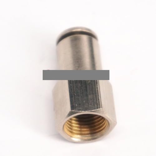 3/8" Female to Fit Tube O/D 12mm Pneumatic Nickel Brass Push In Connector Union Quick Release Air Fitting Plumbing 3/8" Female to Fit Tube O/D 12mm Pneumatic Nickel Brass Push In Connector Union Quick Release Air Fitting Plumbing von SLXWSXZE