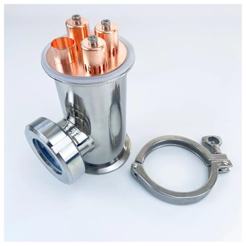 3"76mm OD91 Sight Glass Union Tri-Clamp Tee With Copper Bubble Sets Lens Column For HomeBrewing Stainless Steel 304 von SLXWSXZE
