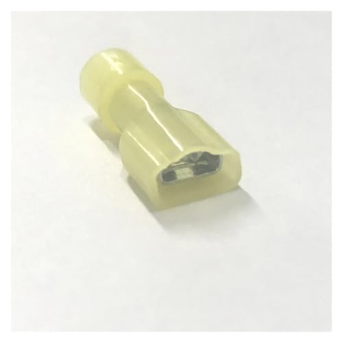 500Pcs FDFN1.25-250 6.3mm Terminals Crimp Wire Cable Connectors Fully Insulated Spade Female Electrical Crimp Terminators von SLXWSXZE