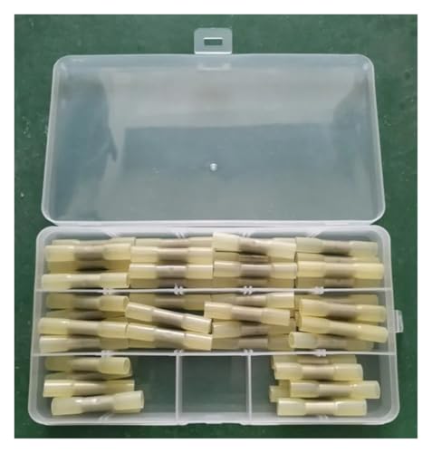 50pcs/box Crimp Butt Connector Cable Connector Insulated Wire Terminal Solder Seal Heat Shrink Butt Connectors 50pcs/box Crimp Butt Connector Cable Connector Insulated Wire Terminal Solder Seal Heat Shrink Butt Connectors von SLXWSXZE