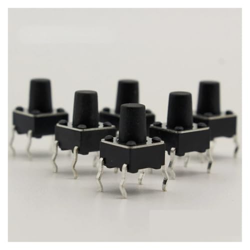 50pcs/lot 6x6x8MM 4PIN G93 Tactile Tact Push Button Switch Direct Self-Reset DIP Top Copper 50pcs/lot 6x6x8MM 4PIN G93 Tactile Tact Push Button Switch Direct Self-Reset DIP Top Copper von SLXWSXZE