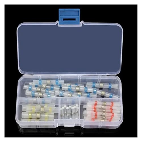 50pcs Solder Seal Wire Connectors Kit Heat Shrink Butt Terminals Connectors Insulated Splice Cable Connector 50pcs Solder Seal Wire Connectors Kit Heat Shrink Butt Terminals Connectors Insulated Splice Cable Connector von SLXWSXZE