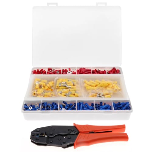 700pcs Boxed Cold Press Terminal + Terminal Cold Press Pliers Orange Wire Cable Connector Electrical Tube Terminals 700pcs Boxed Cold Press Terminal + Terminal Cold Press Pliers Orange Wire Cable Connector Electrical Tube Terminals von SLXWSXZE
