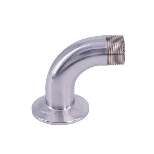 DN15 1.5" Tri Clamp Turn To 1/2" BSPT Male 90 Degree Elbow SUS 304 Stainless Steel Pipe Fitting Home Brew Beer Wine DN15 1.5" Tri Clamp Turn To 1/2" BSPT Male 90 Degree Elbow SUS 304 Stainless Steel Pipe Fitting Home Brew Beer Wine von SLXWSXZE