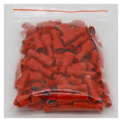 FDFD1-250 FDFD1.25-250 insulating Female Insulated Electrical Crimp Terminal Connectors Cable Wire Connector 100PCS/Pack FDFD von SLXWSXZE