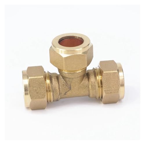 Fit Tube O/D 15mm Tee 3 Ways Brass Ferrule Fitting For Boat Marine Fit Tube O/D 15mm Tee 3 Ways Brass Ferrule Fitting For Boat Marine von SLXWSXZE