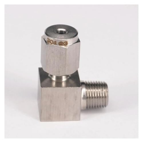 Fit Tube O/D 3mm -1/8" BSPT Elbow 304 Stainless Steel Ferrule Pneumatic Air Compression Fitting Fit Tube O/D 3mm -1/8" BSPT Elbow 304 Stainless Steel Ferrule Pneumatic Air Compression Fitting von SLXWSXZE