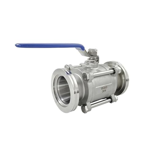 ISO63 High Vacuum Ball Flange 3-Pieces High Vacuum Manual Ball Valve 304 Stainless Steel von SLXWSXZE