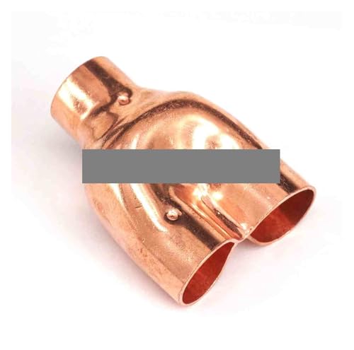 Inner Diameter 9.52mm 3/8" Copper End Feed Equal Y-type 3 Way Pipe Fitting Plumbing for water oil Inner Diameter 9.52mm 3/8" Copper End Feed Equal Y-type 3 Way Pipe Fitting Plumbing for water oil von SLXWSXZE