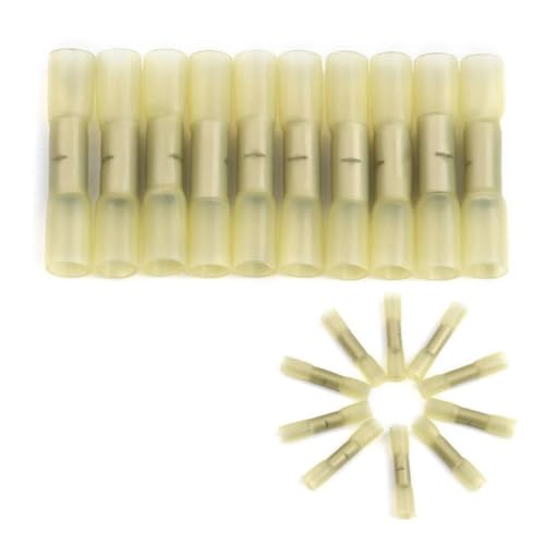 Insulated Yellow Butt Connectors HBV5 10PCS Heat Shrink Yellow Crimp Terminals Kit for 12-10 AWG 4.0-6.0mm2 Cable Insulated Yellow Butt Connectors HBV5 10PCS Heat Shrink Yellow Crimp Terminals Kit for 12-10 AWG 4.0-6.0mm2 Cable von SLXWSXZE