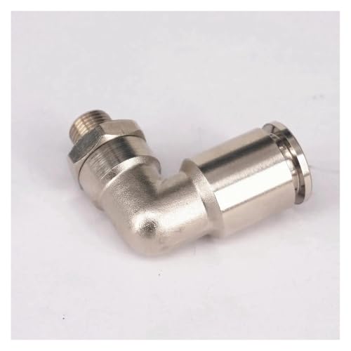 Pneumatic Nickel Brass ELbow Push In Connector Union Quick Release Air Fitting Plumbing 1/8" Male to Fit Tube O/D 12mm Pneumatic Nickel Brass ELbow Push In Connector Union Quick Release Air Fitting Plumbing 1/8" Male to Fit Tube O/D 12mm von SLXWSXZE