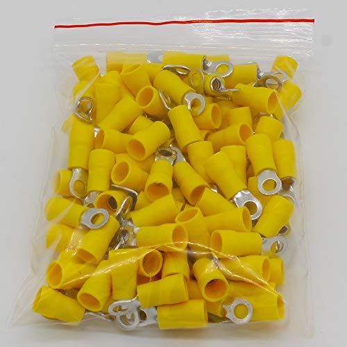 RV5.5-4 Yellow Ring insulated terminal 100PCS/Pack cable Crimp Terminal suit 4-6mm2 Cable Wire Connector RV5-4 RV RV5.5-4 Yellow Ring insulated terminal 100PCS/Pack cable Crimp Terminal suit 4-6mm2 Cable Wire Connector RV5-4 RV von SLXWSXZE